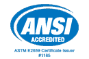 ANSI-Accredited Certificate Issuer - Food Safety - Accreditation Number 1185